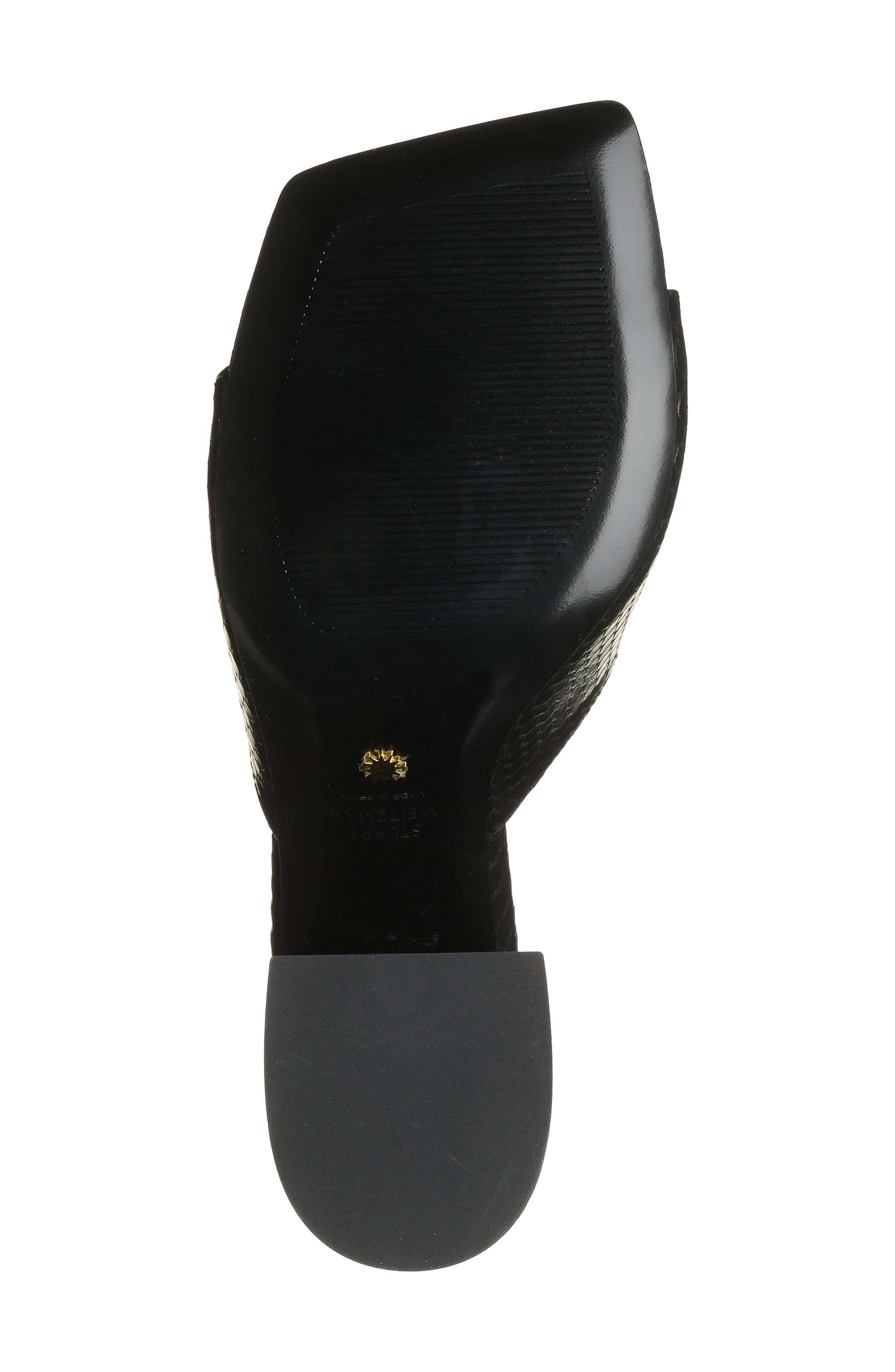 Stuart Weitzman Tia 85 Flare Block Sandal, Alternate, color, 