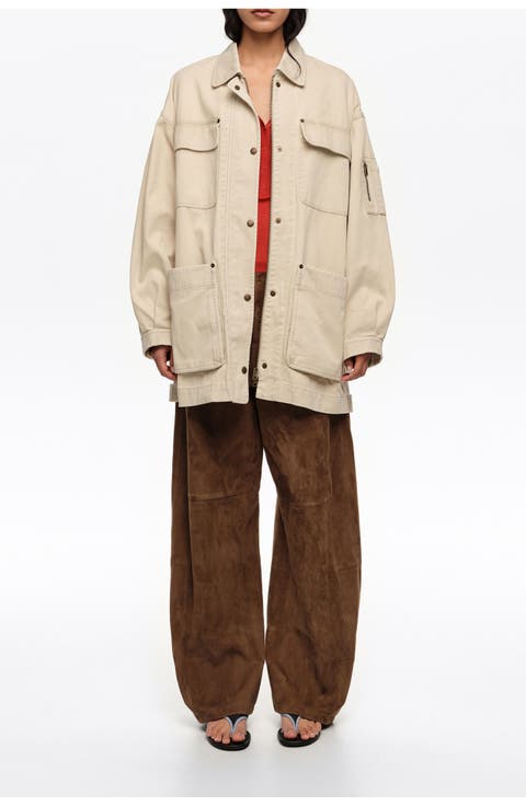 Cotton multi-pocket jacket