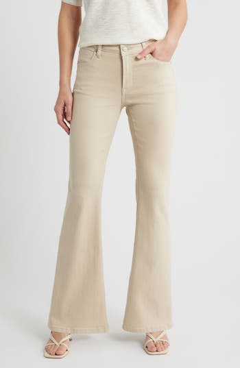 City Blues Eiffel Flare Jeans In Oyster