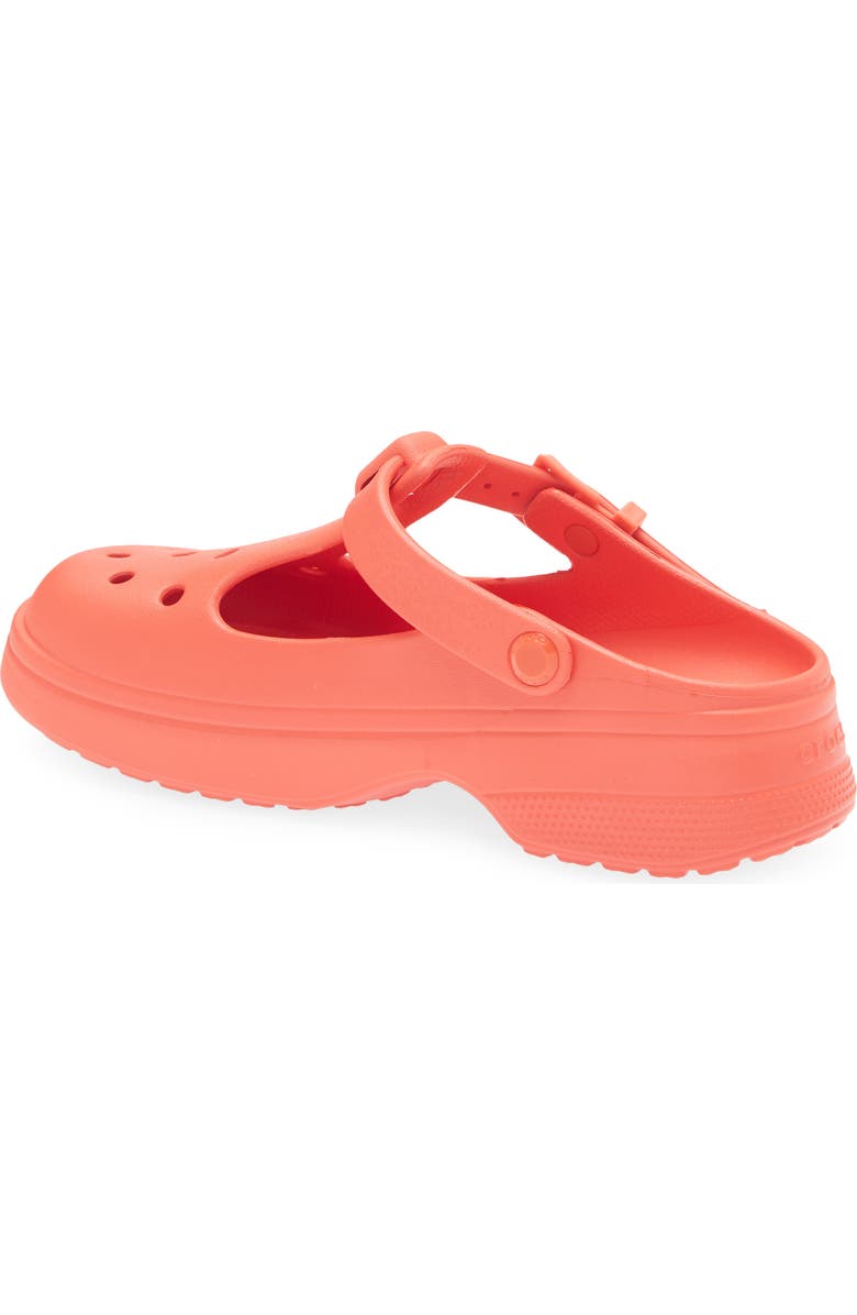 CROCS Gender Inclusive Classic Mary Jane Clog, Alternate, color, Cherry Red
