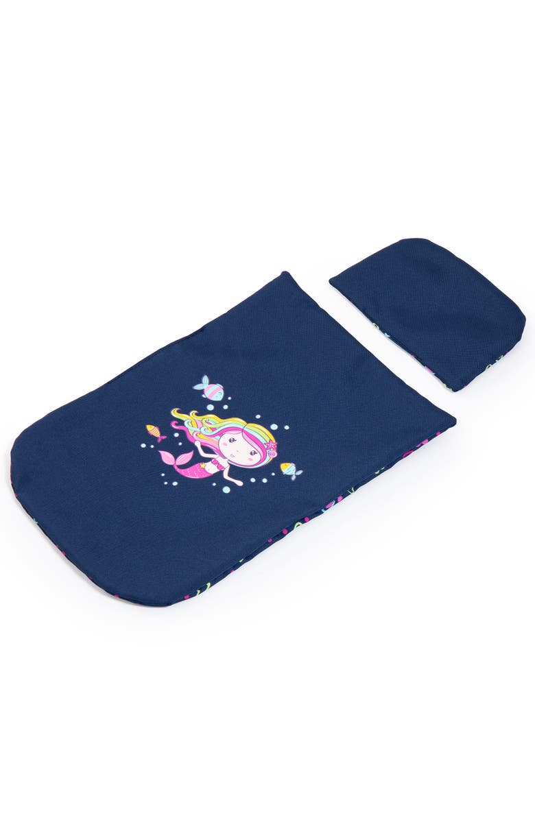 Bayer Design Pram Cosy Blue, Pink, Hearts Blanket & Shoulder Bag, Alternate, color, Multicolored