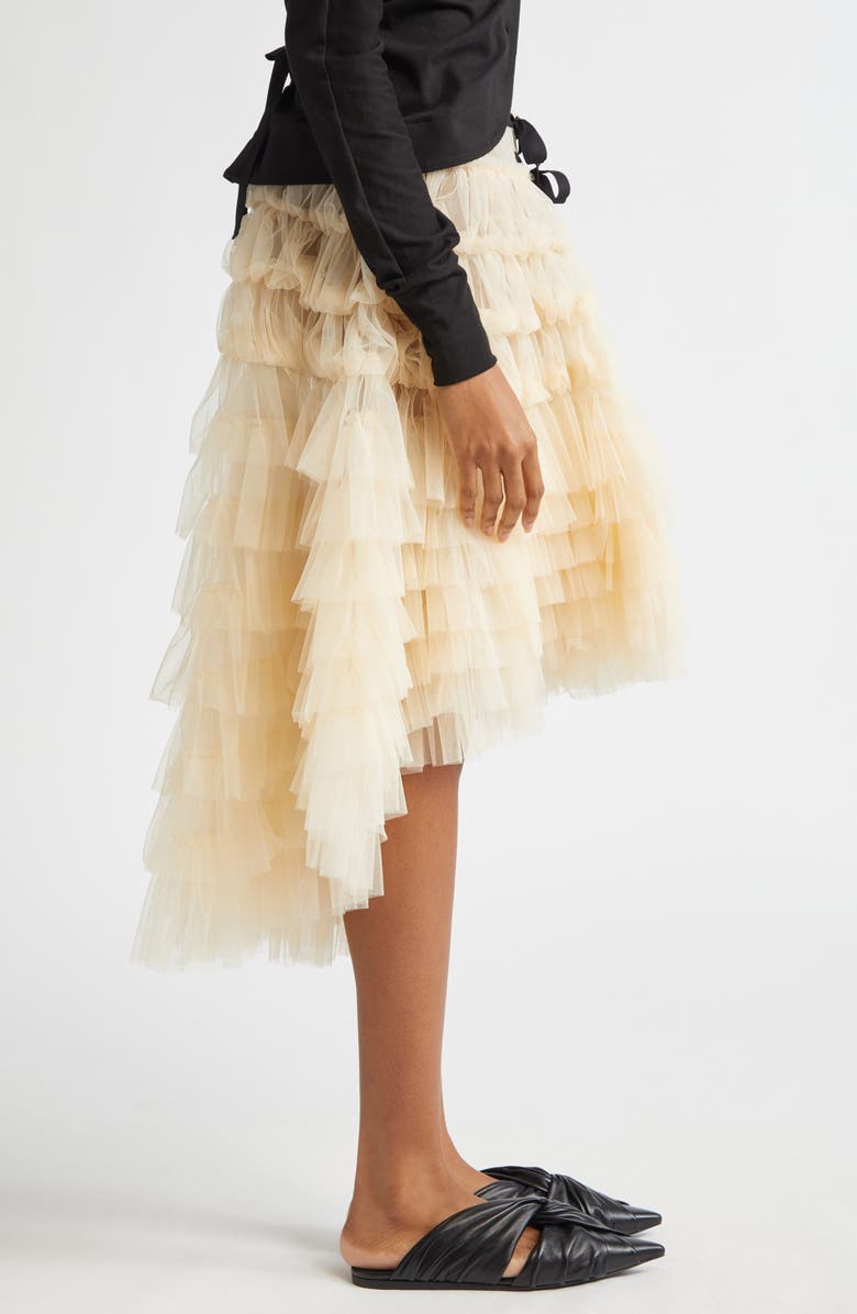 renaissance renaissance Waterfall Ruffle High/Low Skirt, Alternate, color,