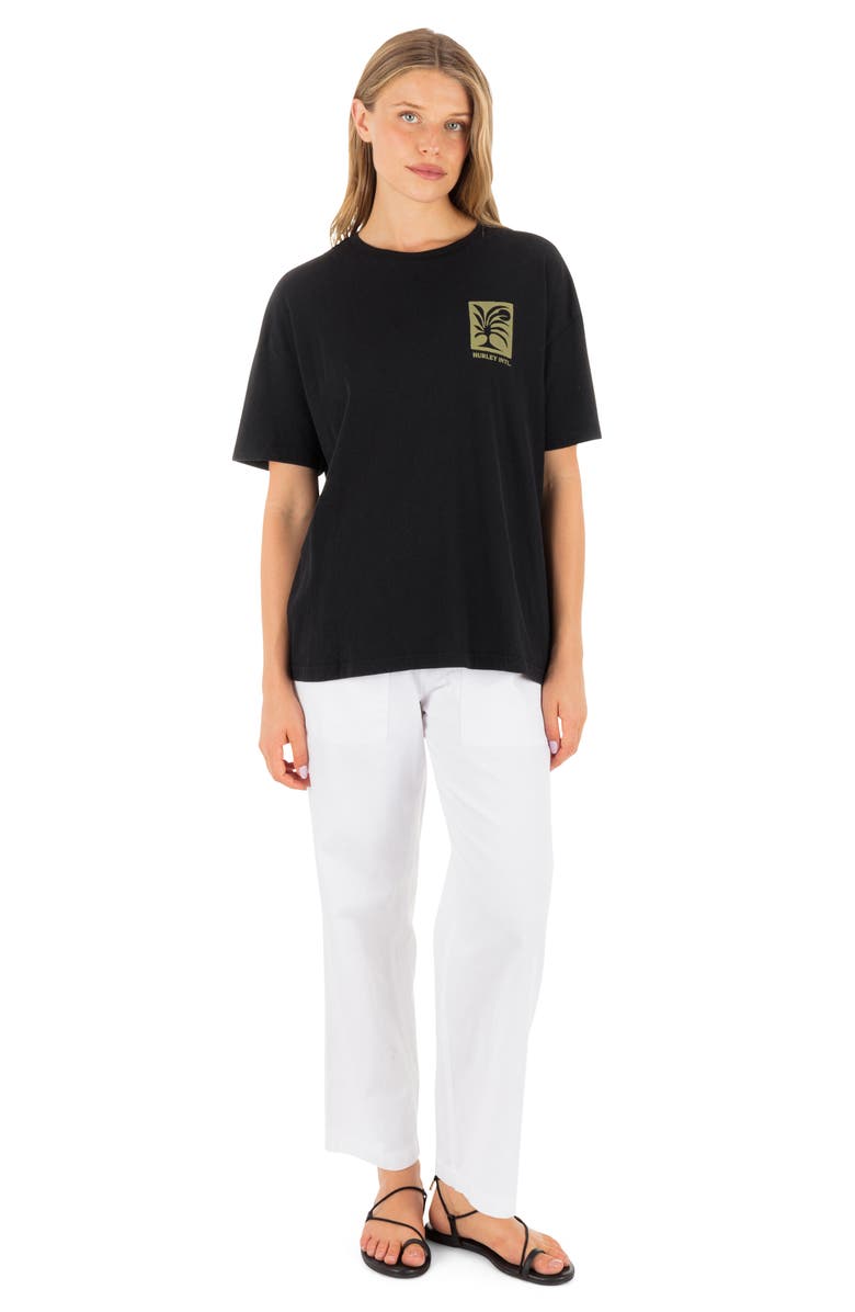 Hurley Duality Oversize Cotton Graphic Boyfriend T-Shirt, Alternate, color, 