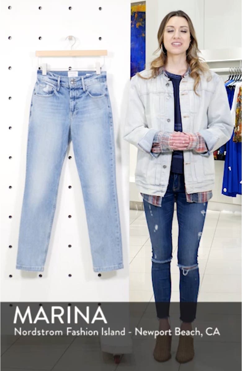 Le Sylvie Slender Straight Leg Jeans, sales video thumbnail