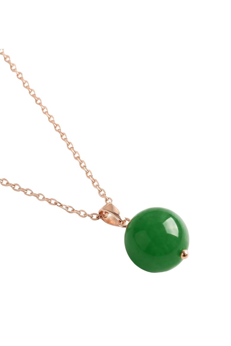 Greene Green Jade Pendant Necklace, Alternate, color, Green