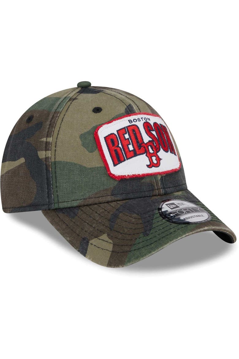 Men's New Era Camo Boston Red Sox Gameday 9FORTY Adjustable Hat, Alternate, color, Camo
