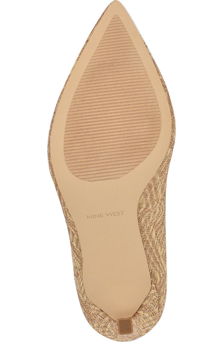 Nine West Tatiana Pointed Toe Pump, Alternate, color, Light Natural Beige