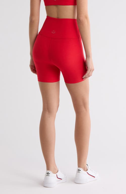 Beyond Yoga Powerbeyond Strive Biker Short In Retro Red In Red