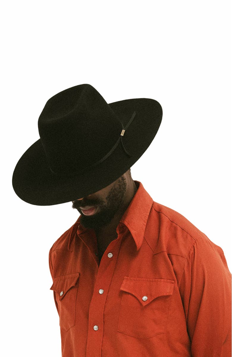 Two Roads Hat Co. Amarillo Bull Rider Crown Hat, Alternate, color, Black