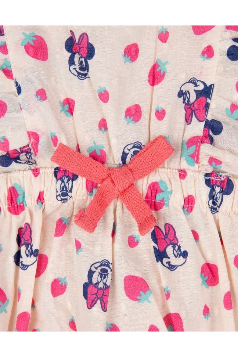 Minnie Mouse Sleeveless Bubble Romper, Alternate, color, Peach Minnie Mouse