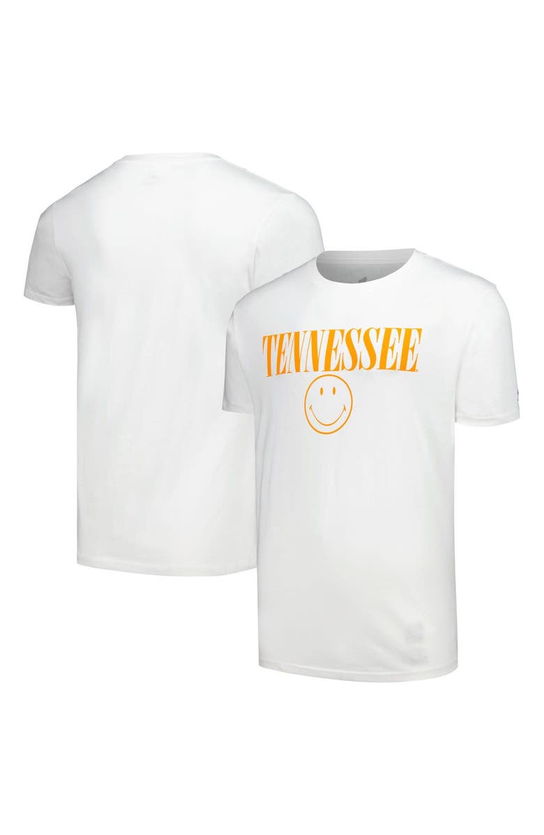 LEAGUE COLLEGIATE WEAR Men's League Collegiate Wear White Tennessee Volunteers Smiley All American T-Shirt, Main, color, White
