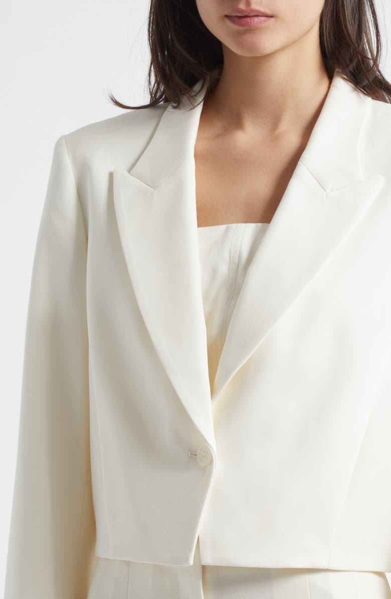 TWP Stretch Cotton & Wool Blazer with Pleat Placket, Alternate, color, 