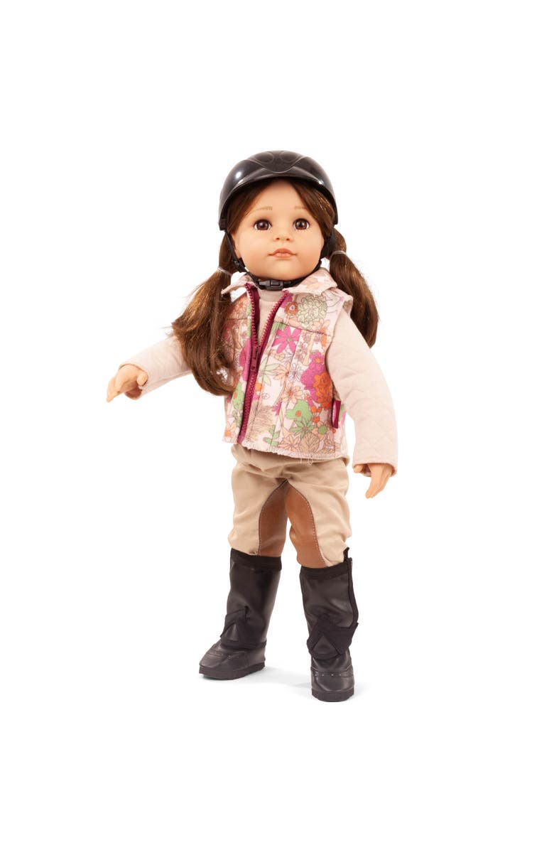 Gotz Hannah Loves Horseback Riding 19.5 Inch Standing Poseable Doll, Accessories, Alternate, color, Multicolored