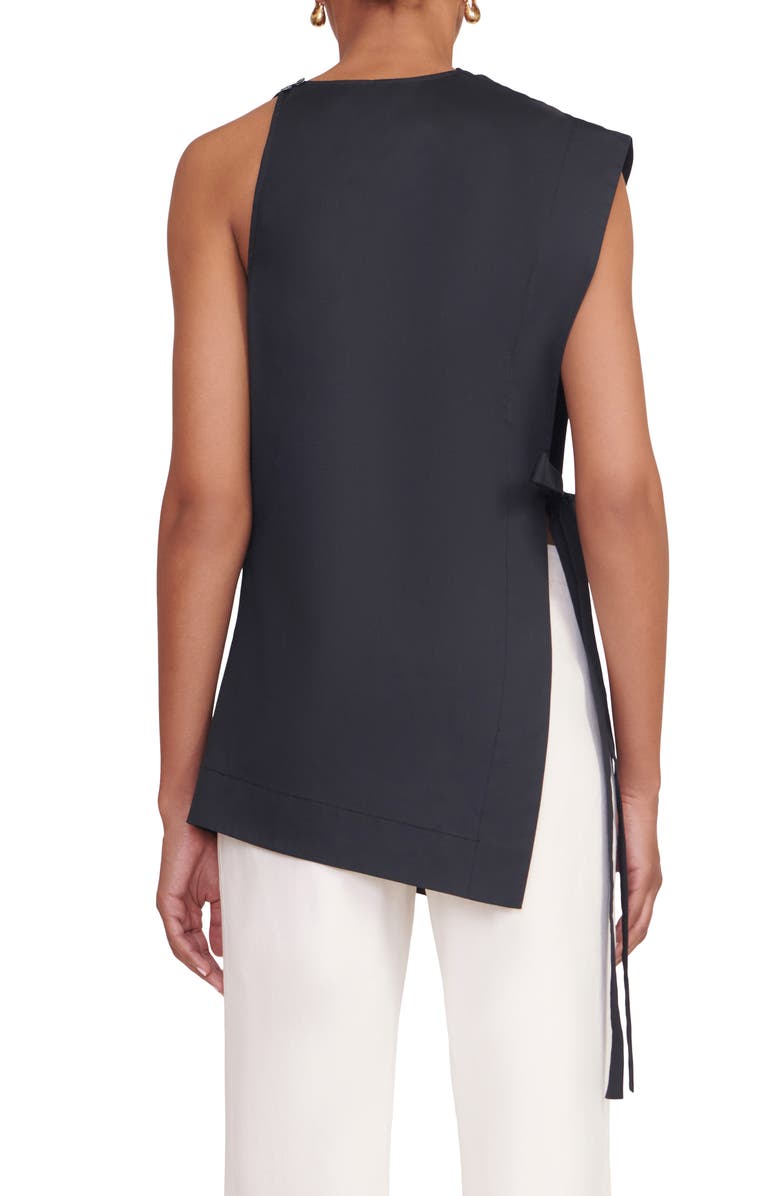STAUD Sawyer Asymmetric Cowl Neck Top, Alternate, color, 