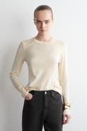 COS Cotton Jersey Long-Sleveled Top