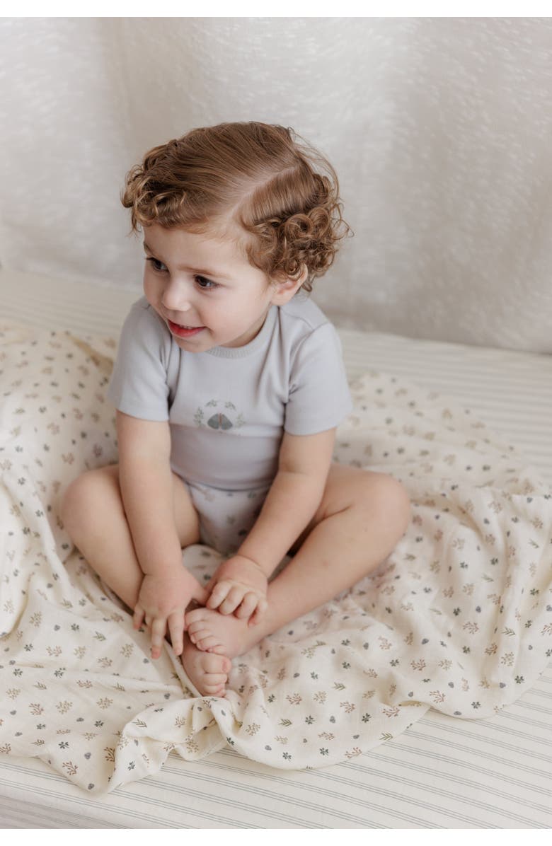 Ely's & Co. Garden Floral Print Collection - 2Pc Set Boy, Alternate, color, Blue