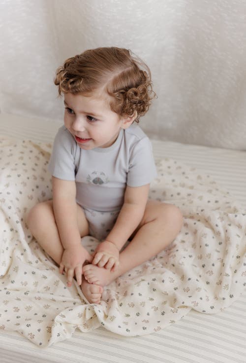 Ely's & Co. Garden Floral Print Collection In Gray