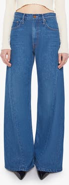 MOTHER Lemon Twist High Waist Wide Leg Jeans