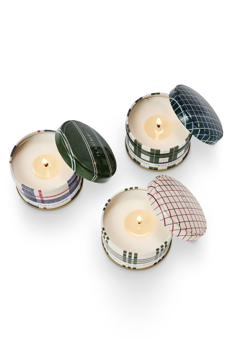 ILLUME<sup>®</sup> Balsam & Cedar Mini Tin 3-Piece Gift Set, Alternate, color, Balsam Ceder Multi 3.1Oz
