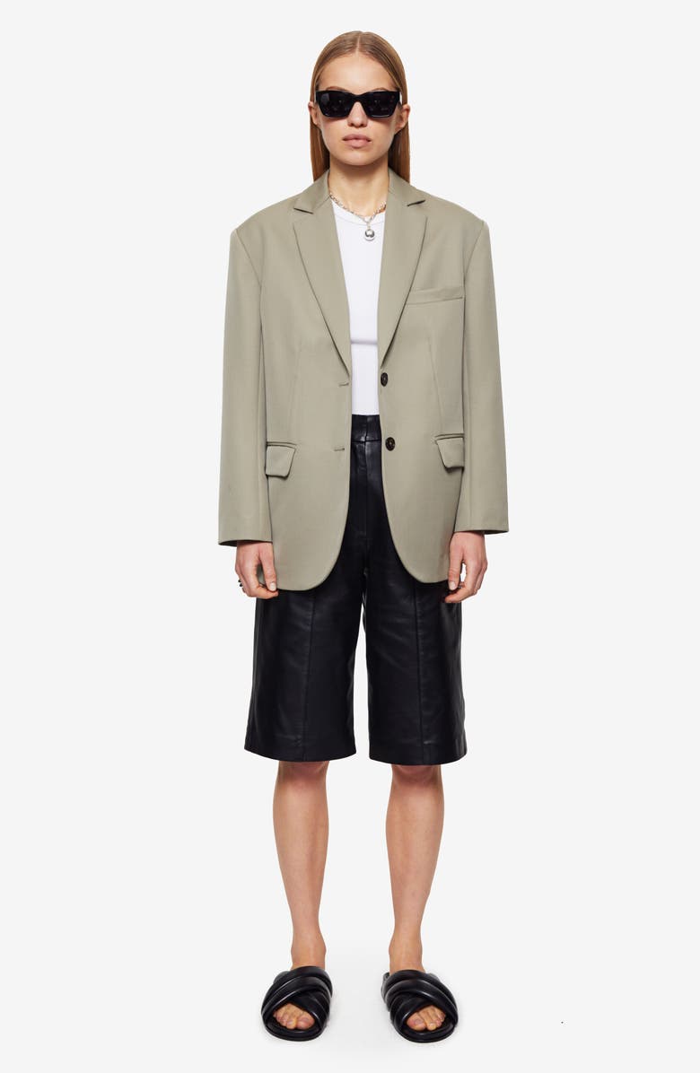 ANINE BING Quinn Wool Blazer, Alternate, color,