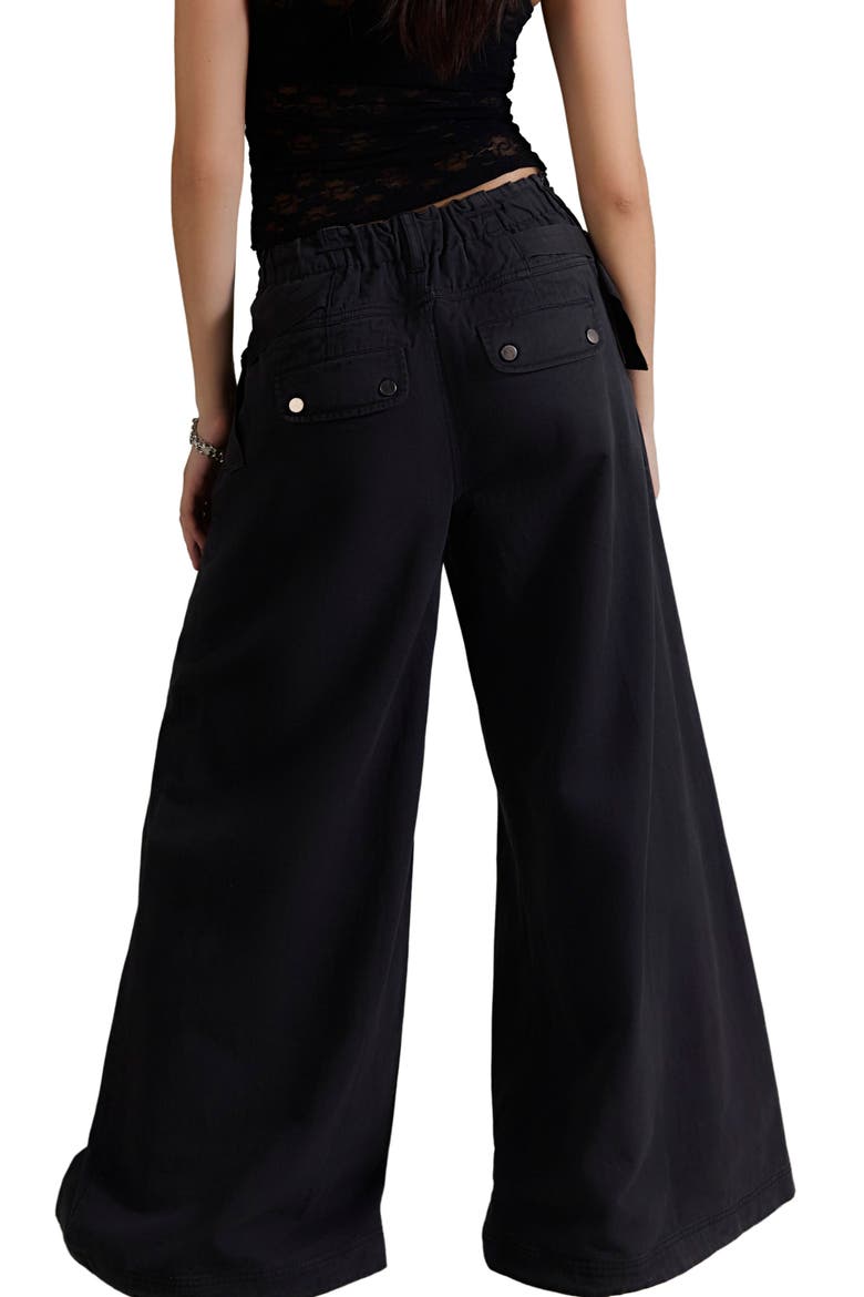 Julien Wide Leg Chino Pants, Alternate, color, WASHED BLACK