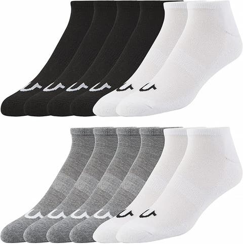 12 Pairs Premium Athletic No Show Socks