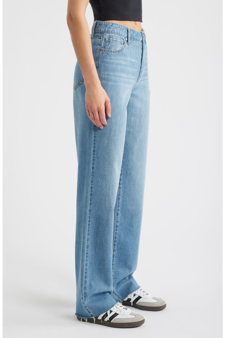 Baggy Straight Leg Nonstretch Jeans, Alternate, color, LAMBERT
