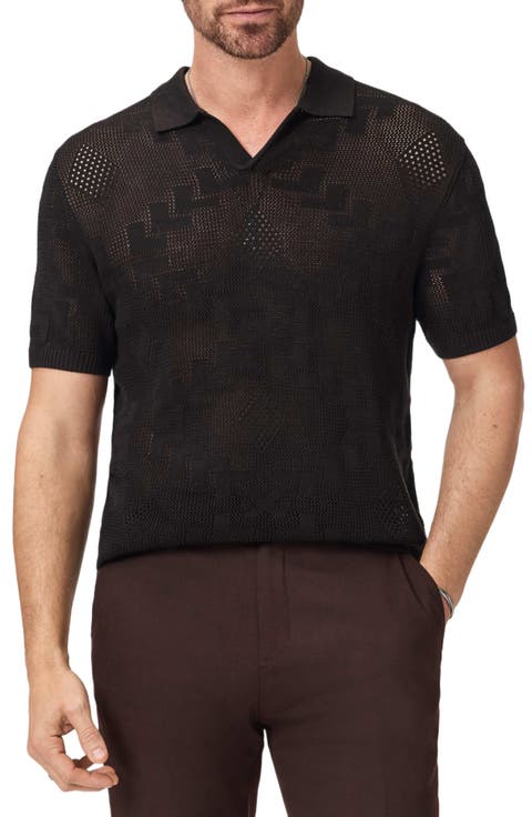 Corso Organic Cotton Diamond Crochet Polo