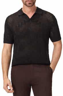 Corso Organic Cotton Diamond Crochet Polo