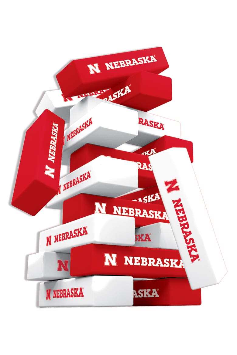 Nebraska Cornhuskers Tumble Tower, Alternate, color, Multicolor