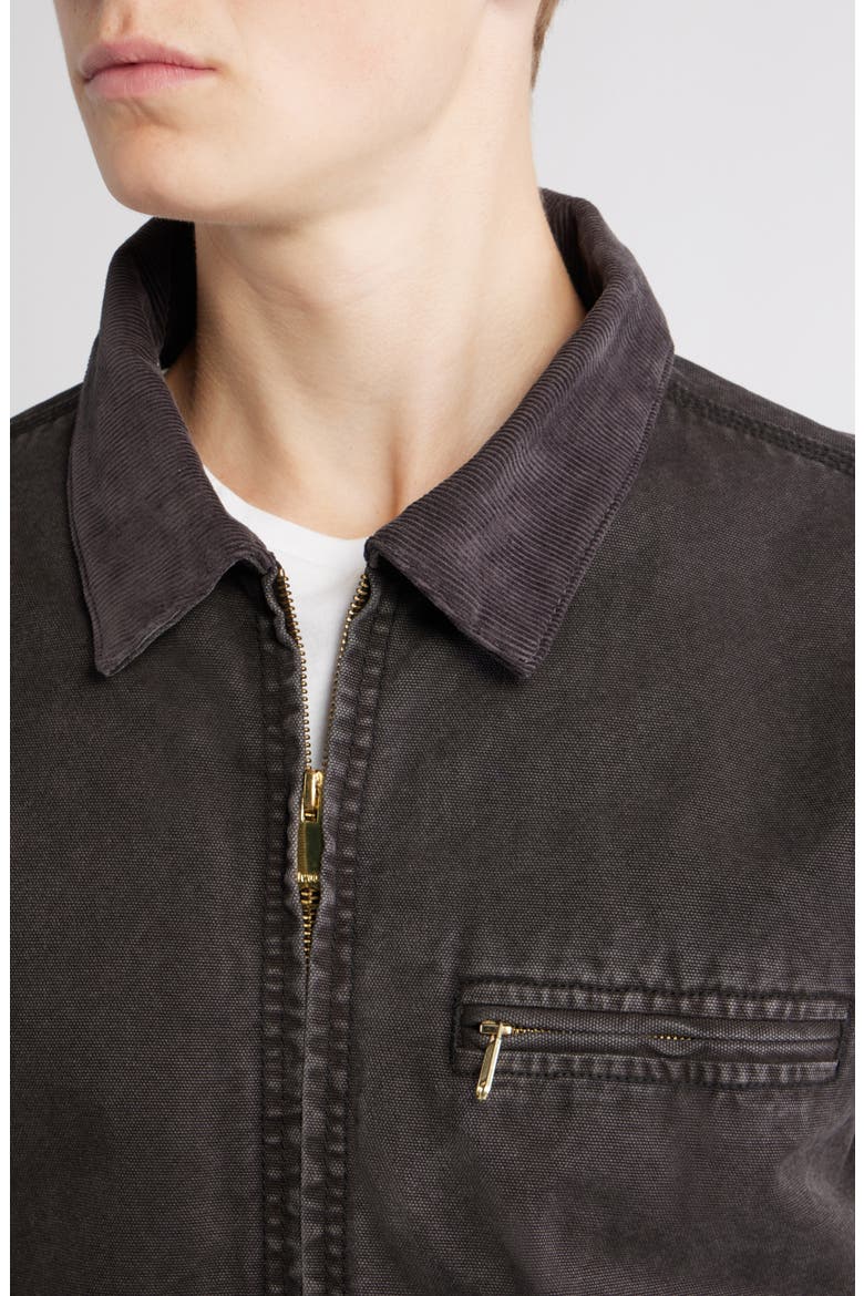 Petrol Canvas Jacket, Alternate, color, BLACK