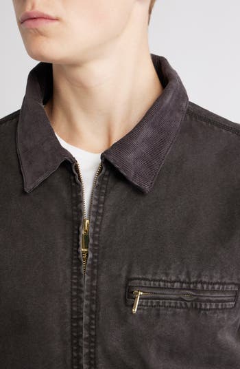 Petrol Canvas Jacket