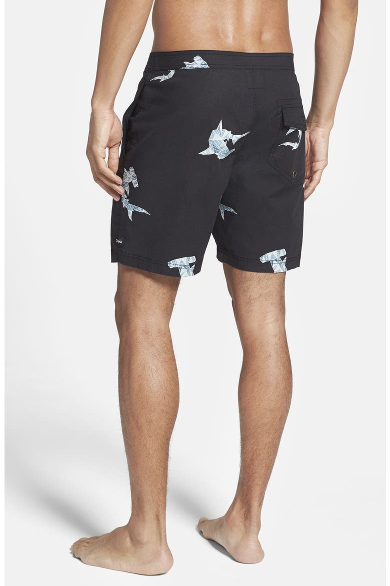 'Classic 17' Swim Trunks, Alternate, color, SHARK BLACK