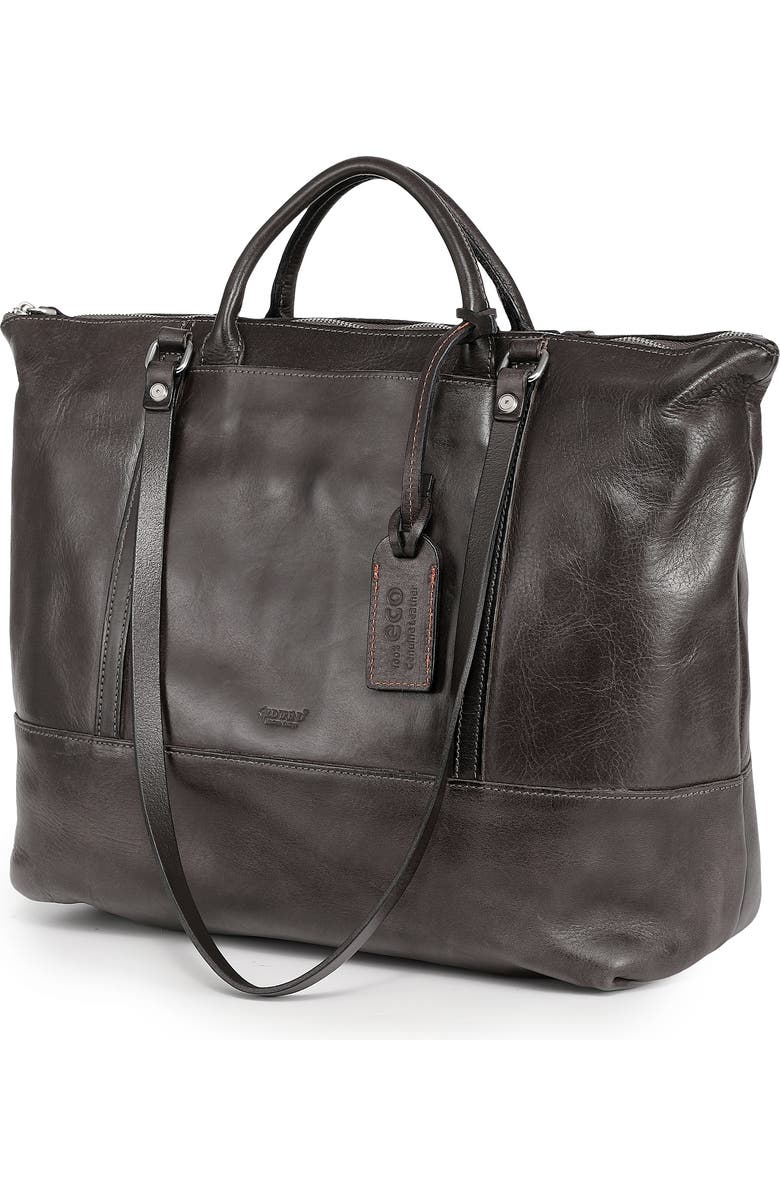 OLD TREND Crocus Genuine Leather Spacious Carryall Tote, Alternate, color, Grey