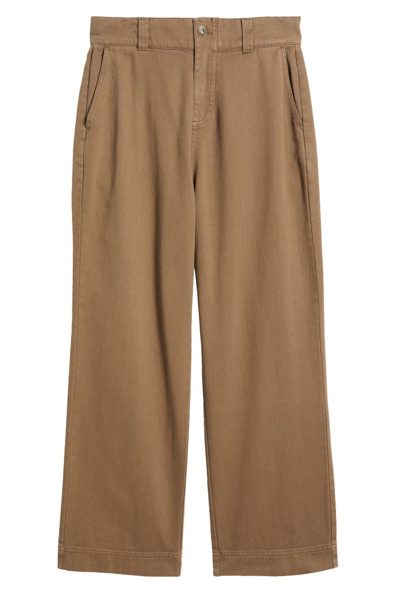 Everyday Straight Leg Pants, Alternate, color, DULL BROWN
