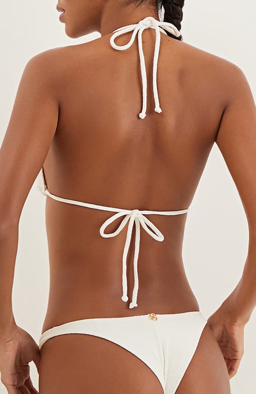 Vix Paula Hermanny Firenze Jolie Triangle Bikini Top In White