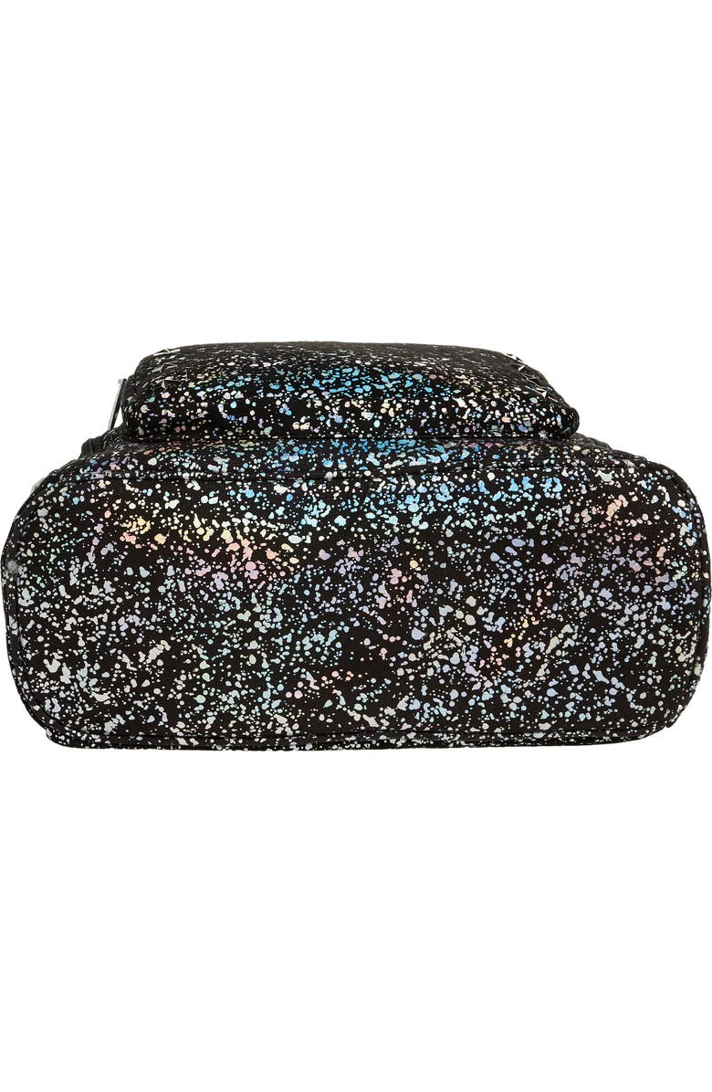 Bari Lynn Kids' Splatter Print Star Studs Canvas Backpack, Alternate, color,