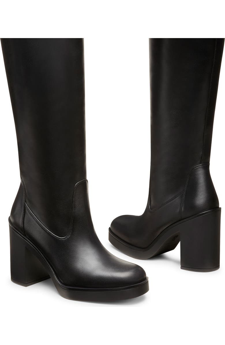 Stuart Weitzman Bethenny 80 Knee High Boot, Alternate, color, Black