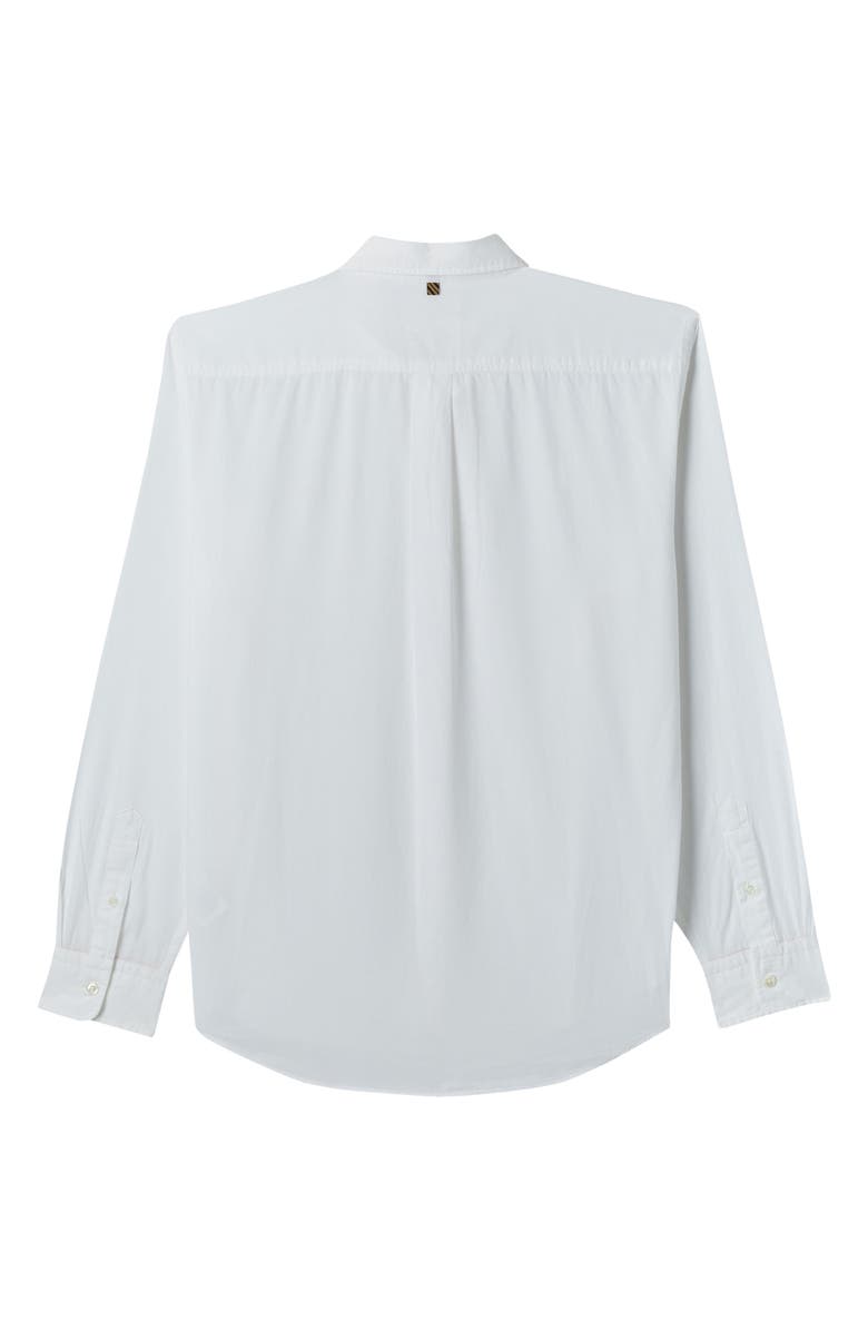 Billy Reid MSL One-Pocket Button-Down Shirt, Alternate, color, White