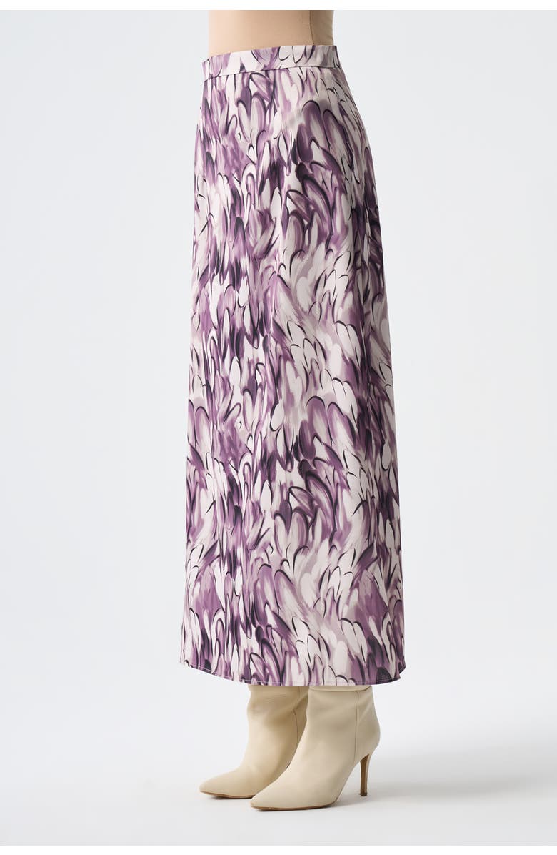 Mizalle Ellipse Pattern Satin Skirt, Alternate, color, Patterned