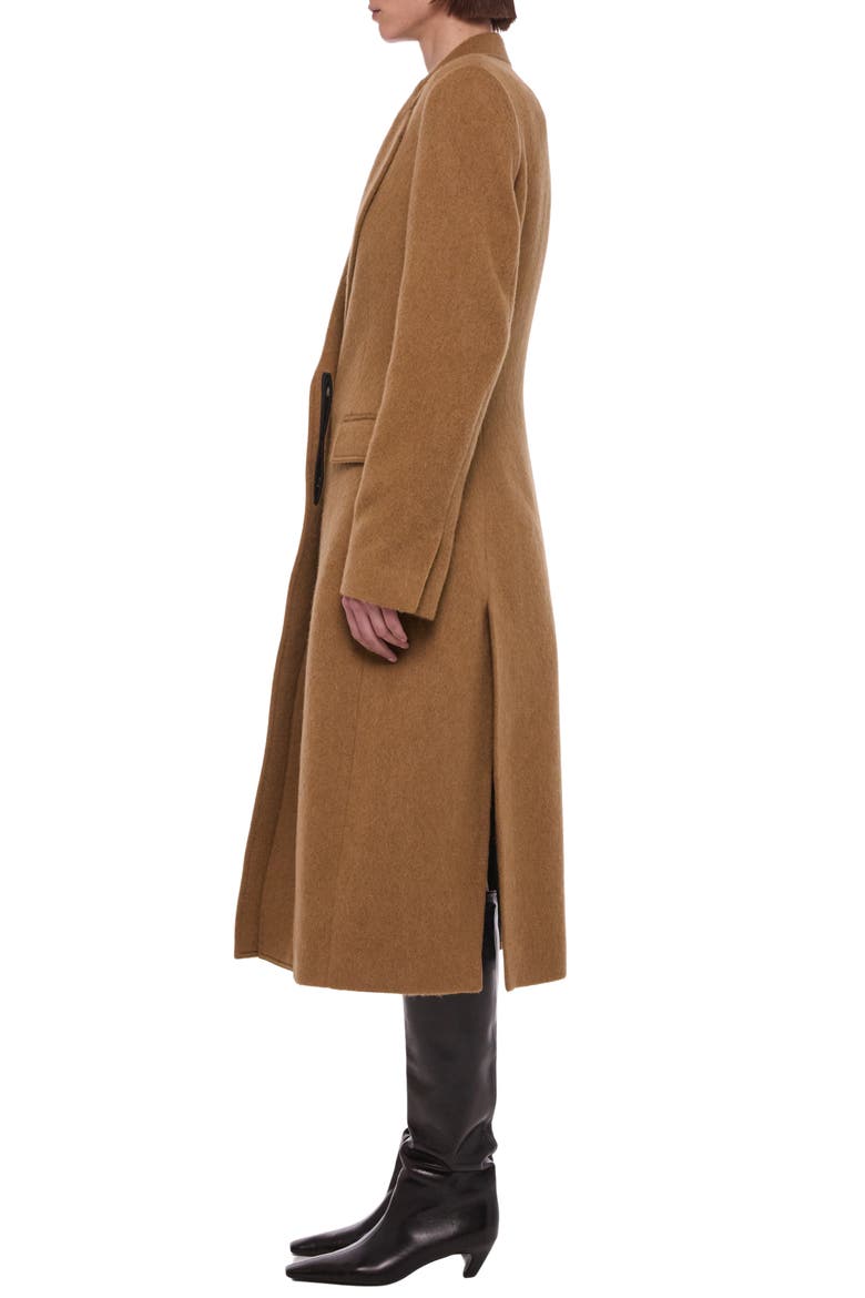 Wool Blend Coat, Alternate, color, DARK CAMEL