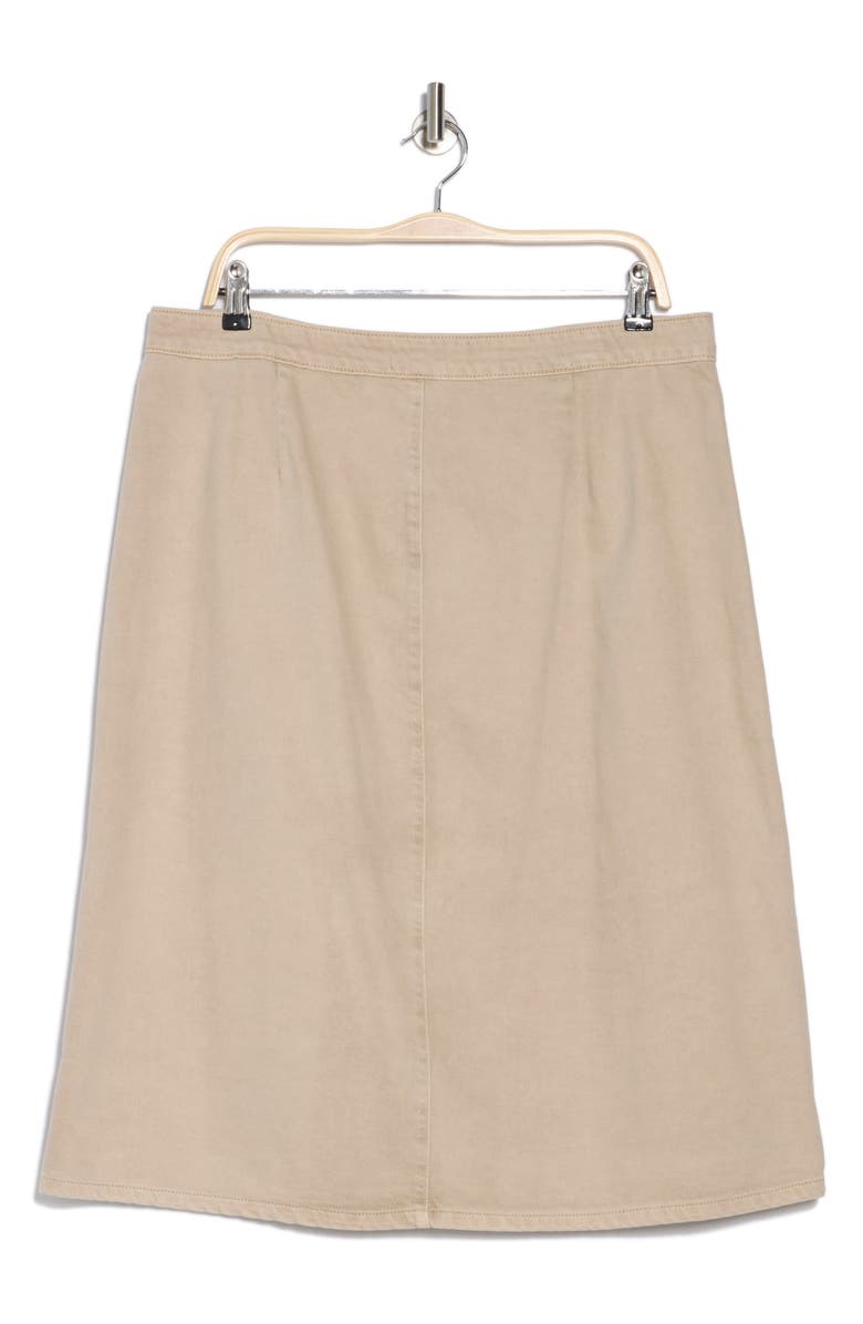 Landry Button Front Midi Skirt