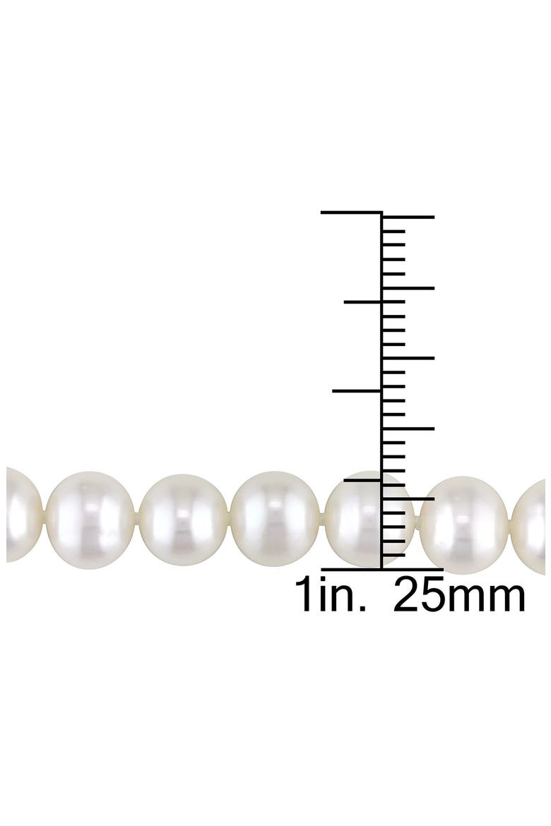 Cultured Pearl Necklace, 7–7.5mm, Alternate, color, WHITE