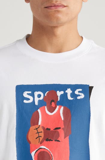 Basketball Cotton Graphic T-Shirt