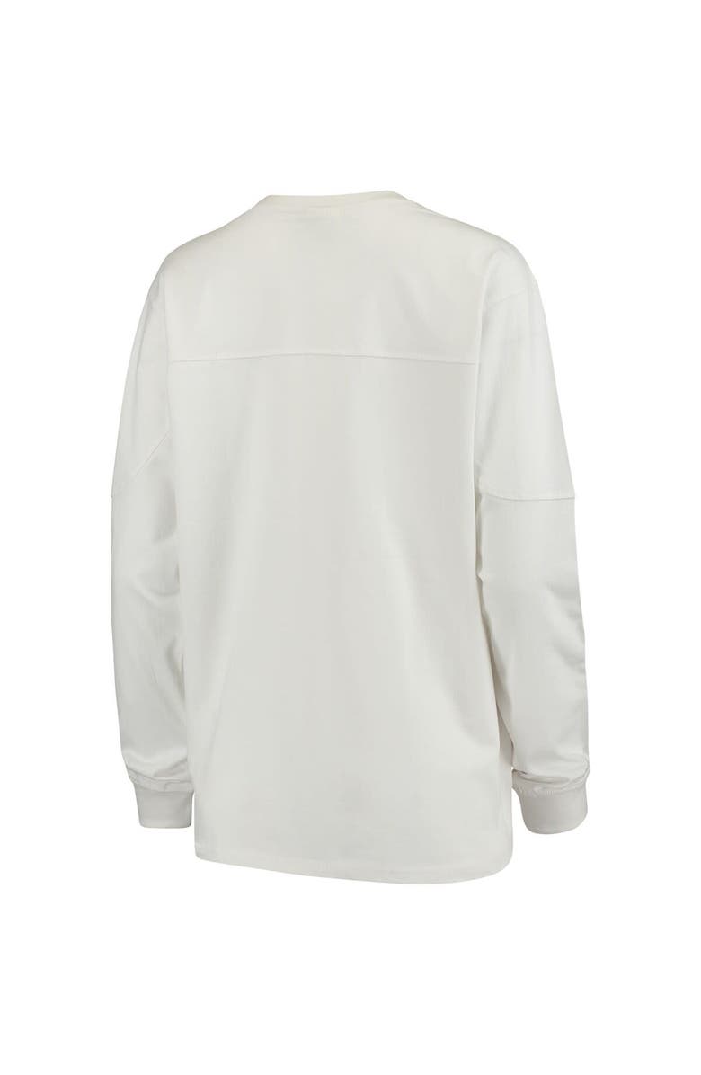 PRESSBOX Women's White Nebraska Huskers Edith Long Sleeve T-Shirt, Alternate, color, 