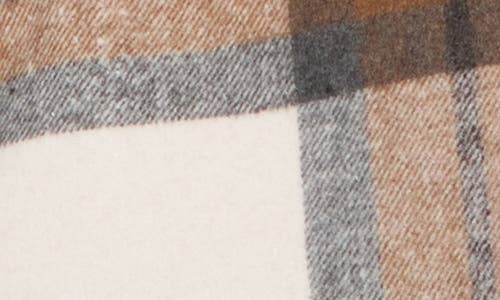 Thread & Supply Plaid Shacket In Brown