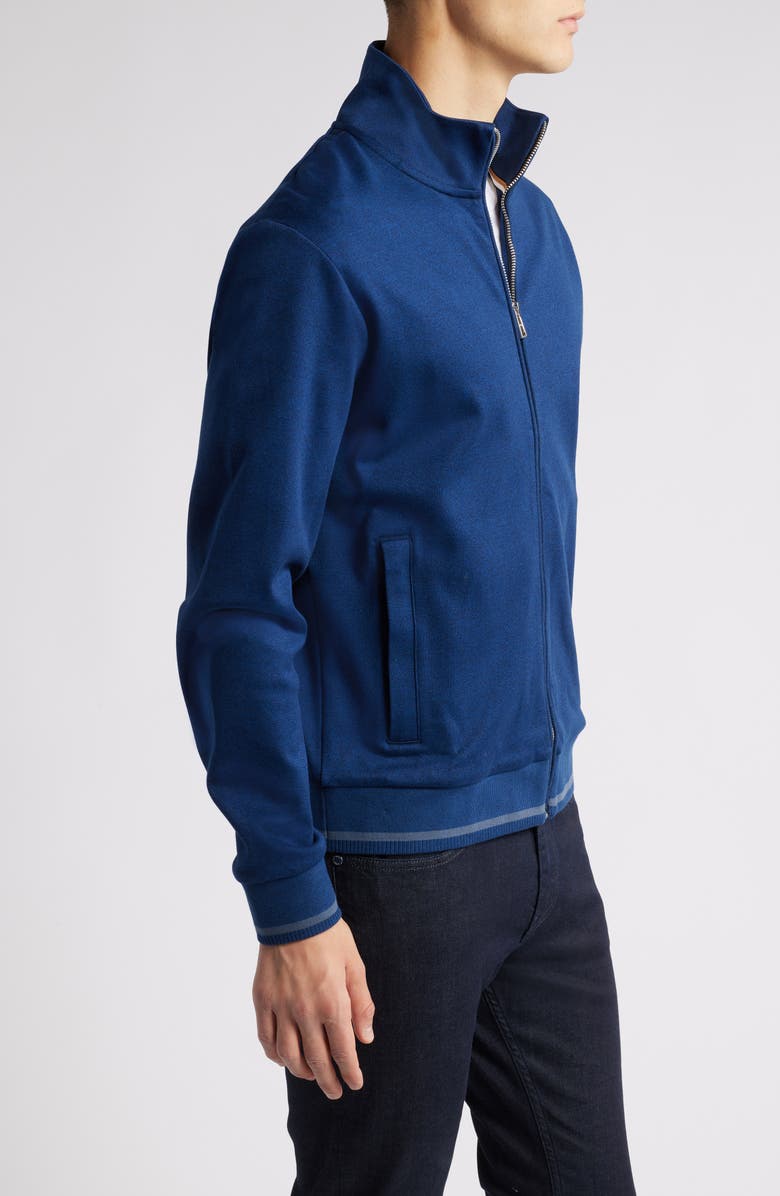 BOSS Shepherd Full Zip Sweatshirt, Alternate, color, Dark Blue