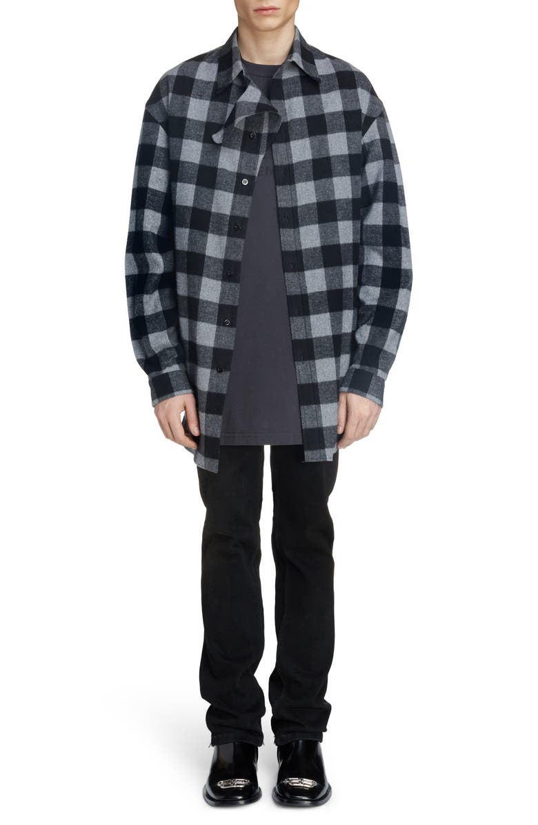 Balenciaga Longline Logo T-Shirt, Alternate, color, 