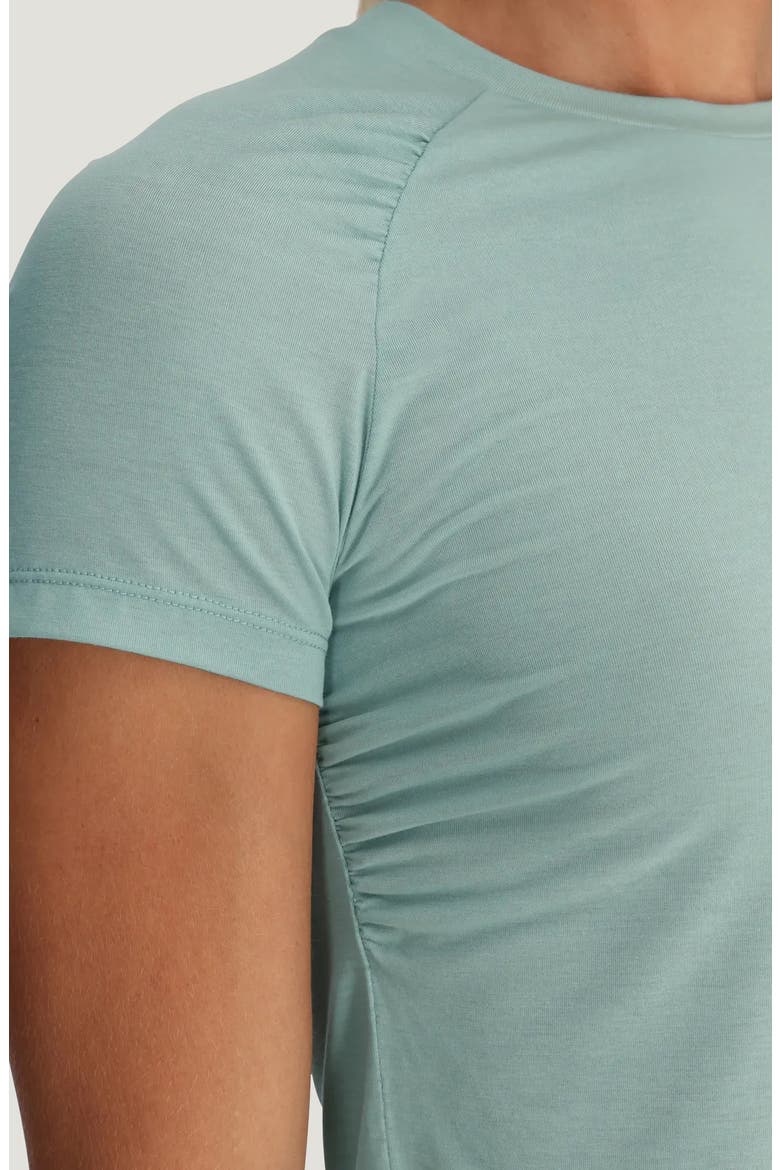 Elevate Lightweight Crop T-Shirt, Alternate, color, OCEAN MIST