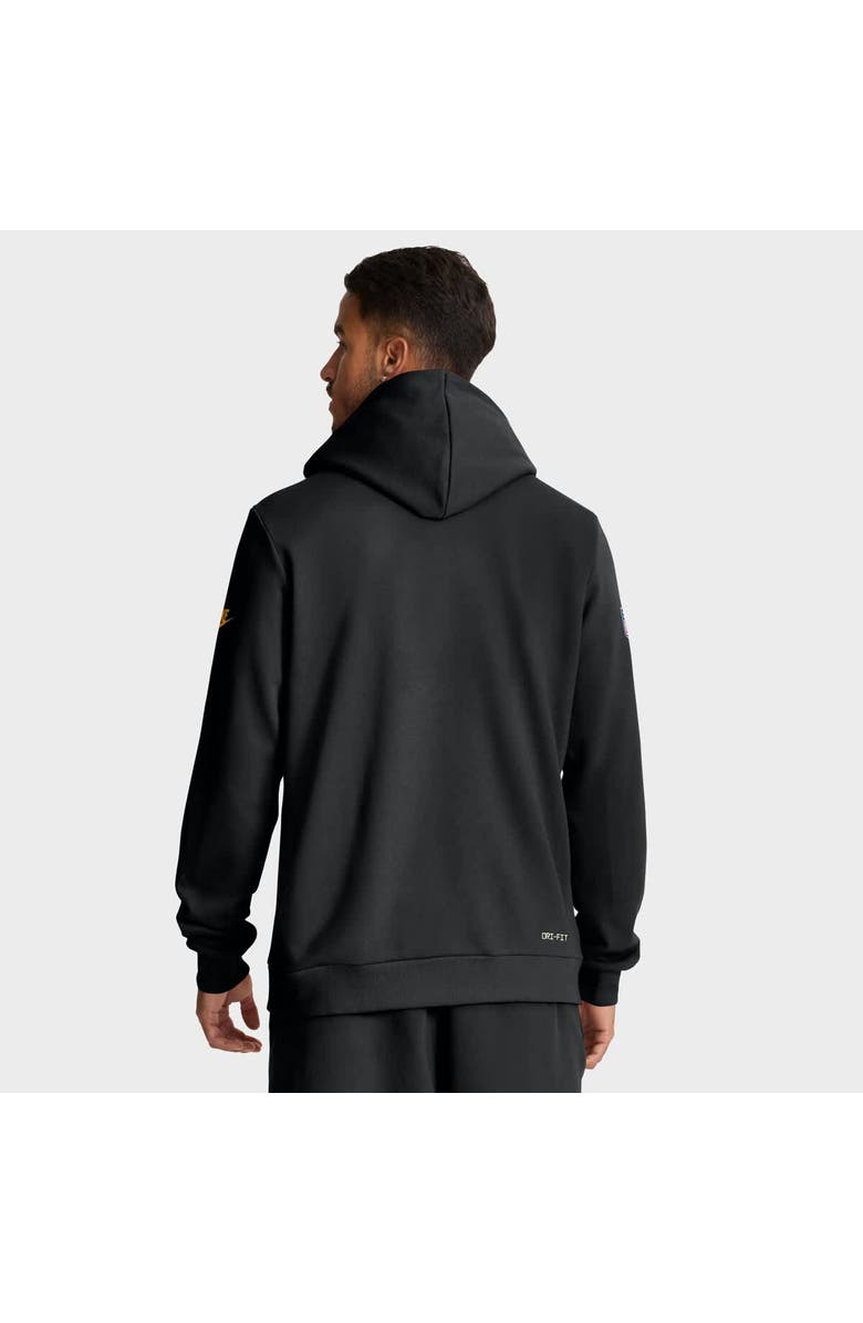 Nike Men's Nike Black Pittsburgh Steelers Sideline Standard Issue Alt 2 Dri-FIT Hoodie, Alternate, color, Black